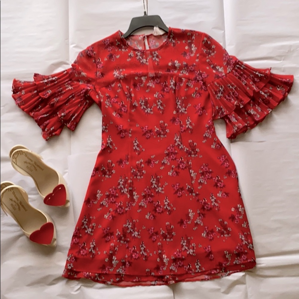 Floral freshly feminine mini dress